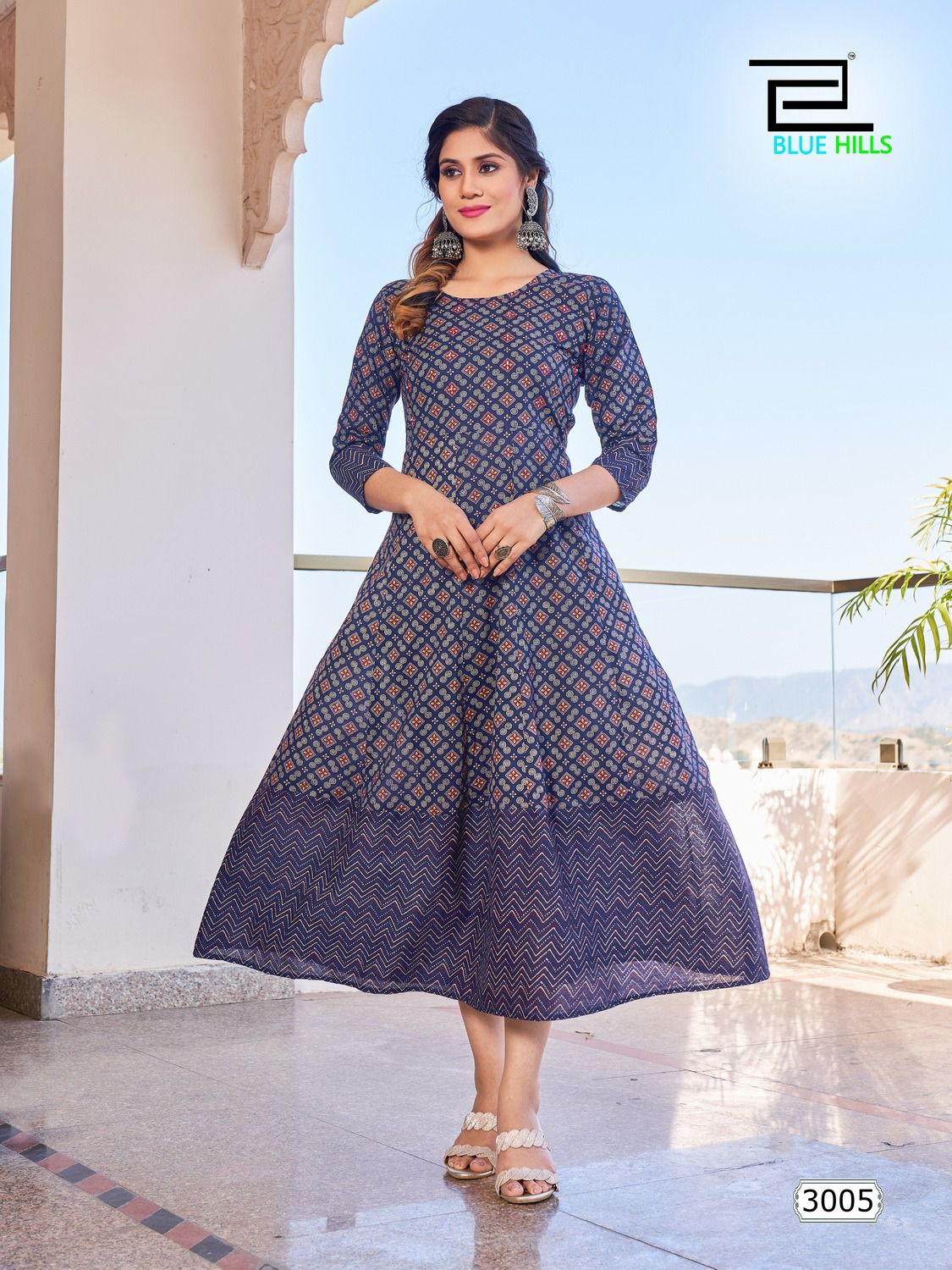 Rani Vol 3 By Blue Hills Anarkali Kurtis Catalog